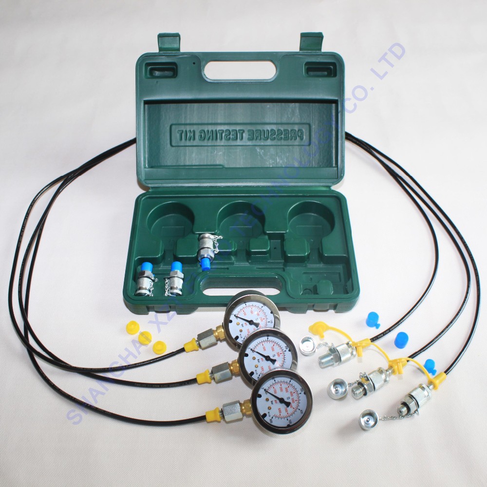 XZTK60 Excavator Hydraulic Pressure Test Kit , Hydraulic tester,test coupling