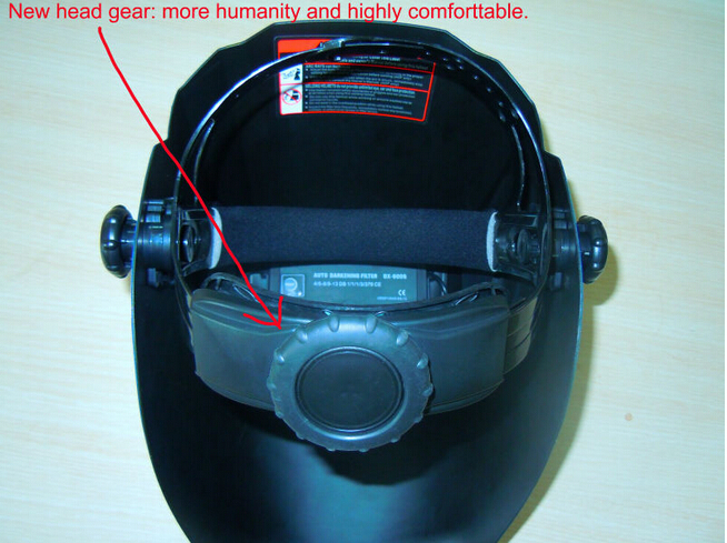 高品質溶接ゴーグル、 最高の販売するオート太陽電池が使用されるプレデターヘルメット問屋・仕入れ・卸・卸売り