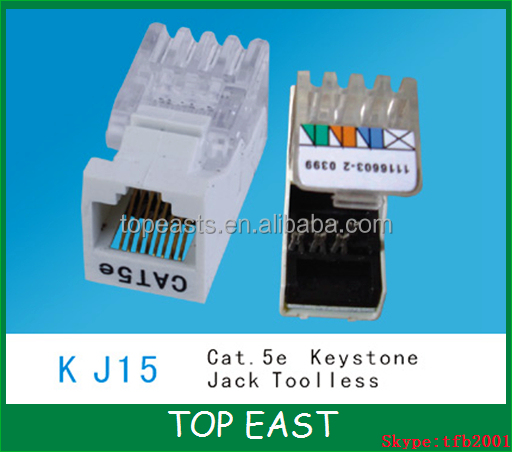 キーストーンジャック工具不要cat5rj458p8c1u30u50uゴールドメッキ仕入れ・メーカー・工場