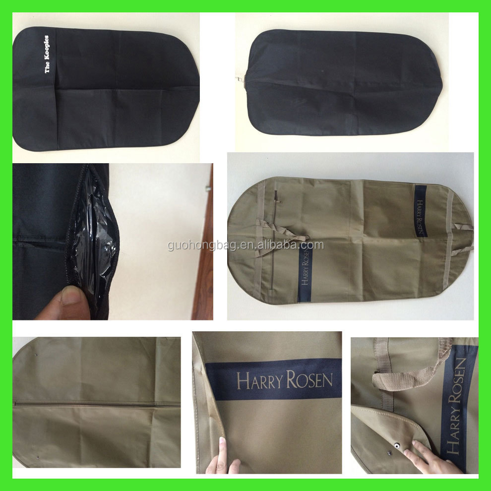 プロモーションエコフレンドリー2015アリババ中国卸売不織ガーメントバッグの男性のスーツの袋仕入れ・メーカー・工場
