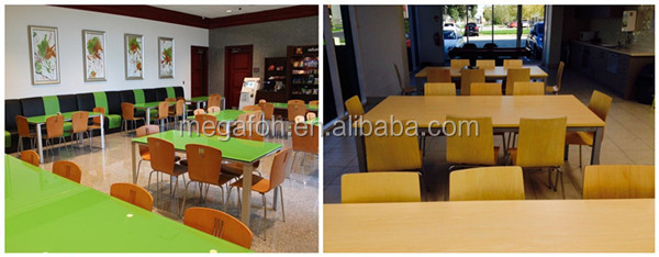 高品質合板レストラン家具商業テーブル と椅子セット (FOH-XM12-595)仕入れ・メーカー・工場