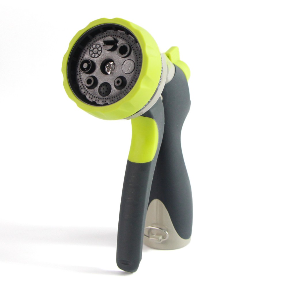 Fei hu Plastic Garden Hose Watering Spray Gun, Spray Nozzle with 8 Different Mode and High Pressure Hand Sprayer for Watering Washing car Shower04.JPG