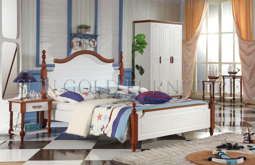 最新の寝室の家具デザイン木製ベッド モデル画像( SZ-BT9907)仕入れ・メーカー・工場