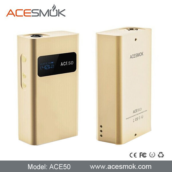 2014 best ecig exgo ACE50 100W box mod for ecigator ecig wholesaler
