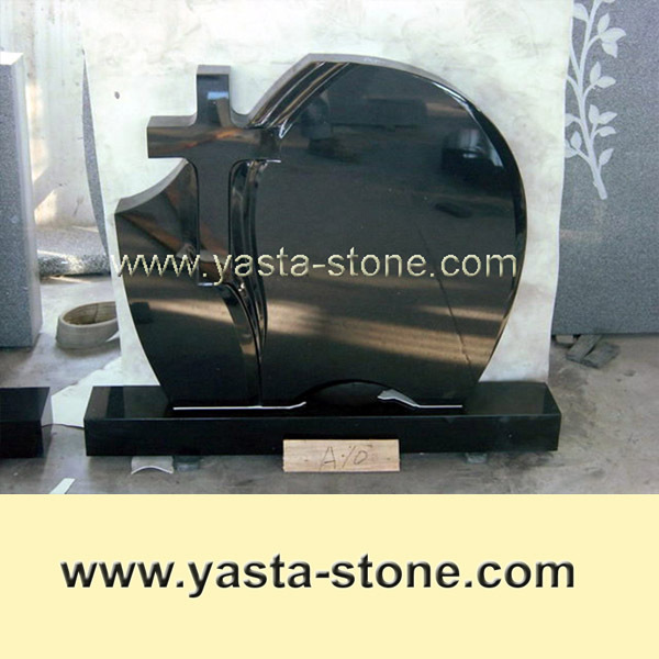 Cross Polished Chinese Black Granite Monument.jpg