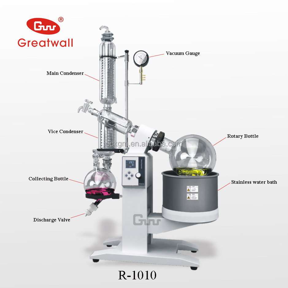 5l、 10l、 20l、 パイロットスケール50リットルロータリーエバポレ( rotovape) 蒸留用浄化仕入れ・メーカー・工場