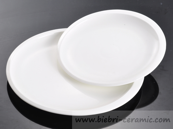 14 Modern Designed Popular Plain White Hotel And Restaurant Ceramic Porcelain Pizza Plates Wholesale 5