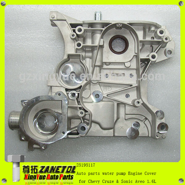 25195117 55565003 Auto parts water pump Engine Cover for Chevy Cruze