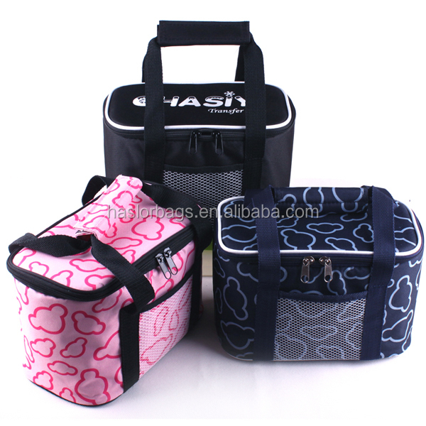 2015 High quality patterned customized cooler lunch bag for office