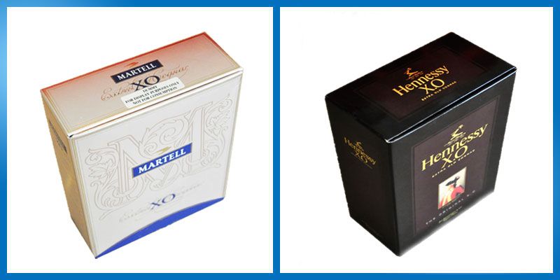high quality printed red wine foam box