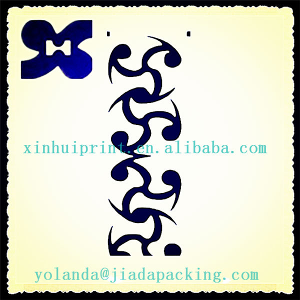 temporary sticker tattoo for chewing gum use,China XH price supplier