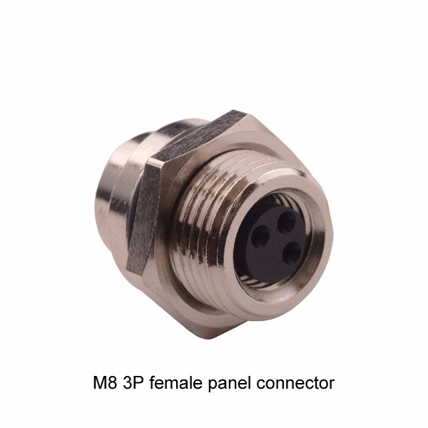 M8 Screw Terminal Bulkhead Pcb Mounting Connector Buy M8 Pcb Mounting