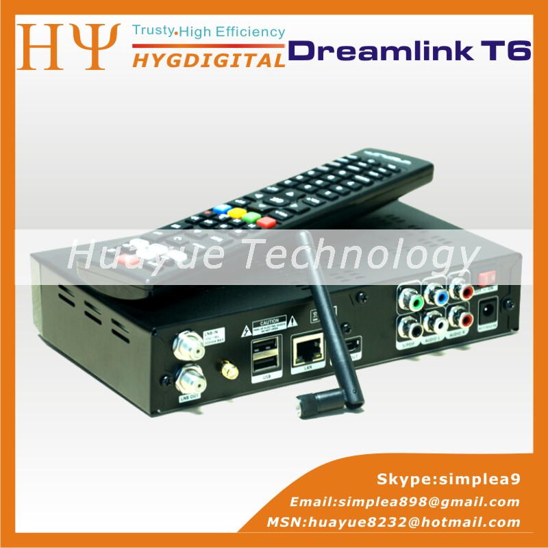 Dreamlink T6 HD Satellite Receiver XBMC KODI IPTV DL-300 MAG250 MAG254 for North America