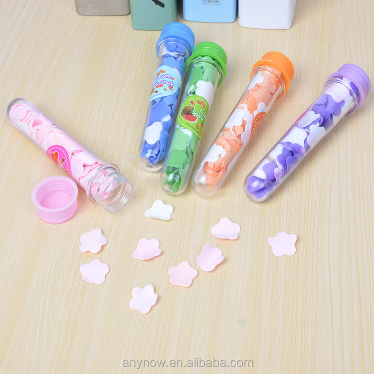 flower star shape soft bath paper soap 