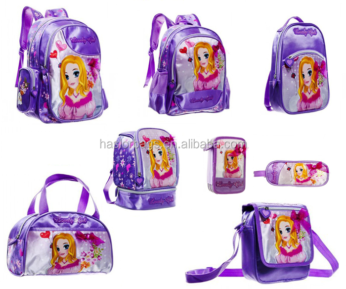 school fashion wholesale children lunch bag with PEVA liner