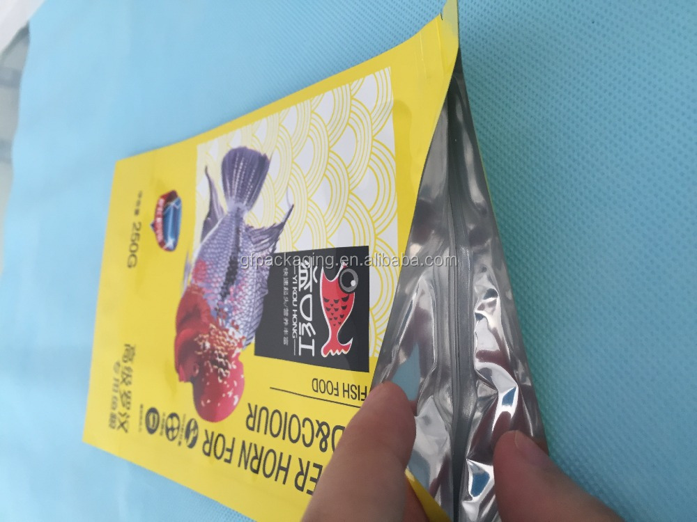 Fda& sgs承認見込みであるスタンドアッププラスチック魚の食品包装用ジッパー袋中国製仕入れ・メーカー・工場