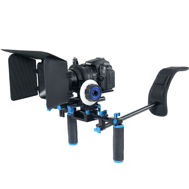 Pro Shoulder Mount Dslr Rigs Video Camcorder Stabilizers Camera Follow