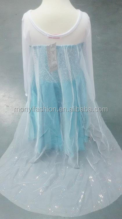 王女2014年熱い販売の高品質冷凍エルザでコスプレ衣装ドレス問屋・仕入れ・卸・卸売り