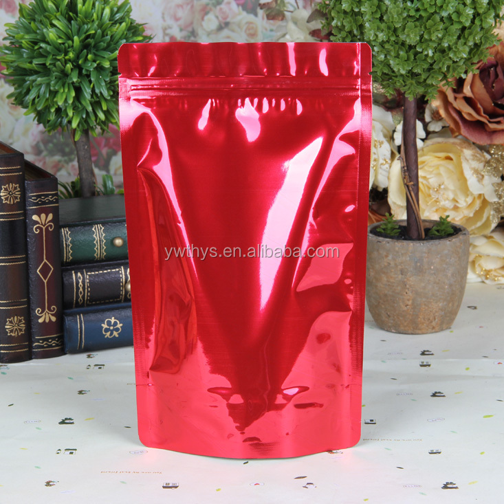 custom printing aluminum foil compound plastic zipper bag