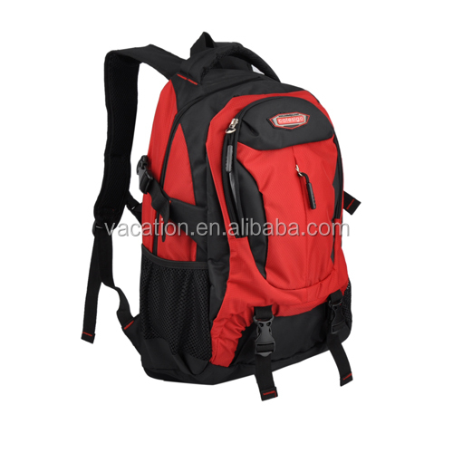 赤リップストップ素材のバックパックの通学スポーツバッグ仕入れ・メーカー・工場