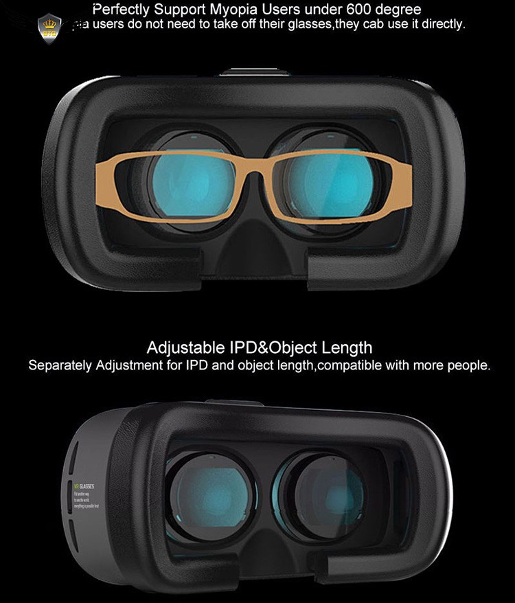 2016ホットデザイン仮想現実vrボックス2.0 3dガラス用スマートフォン仕入れ・メーカー・工場