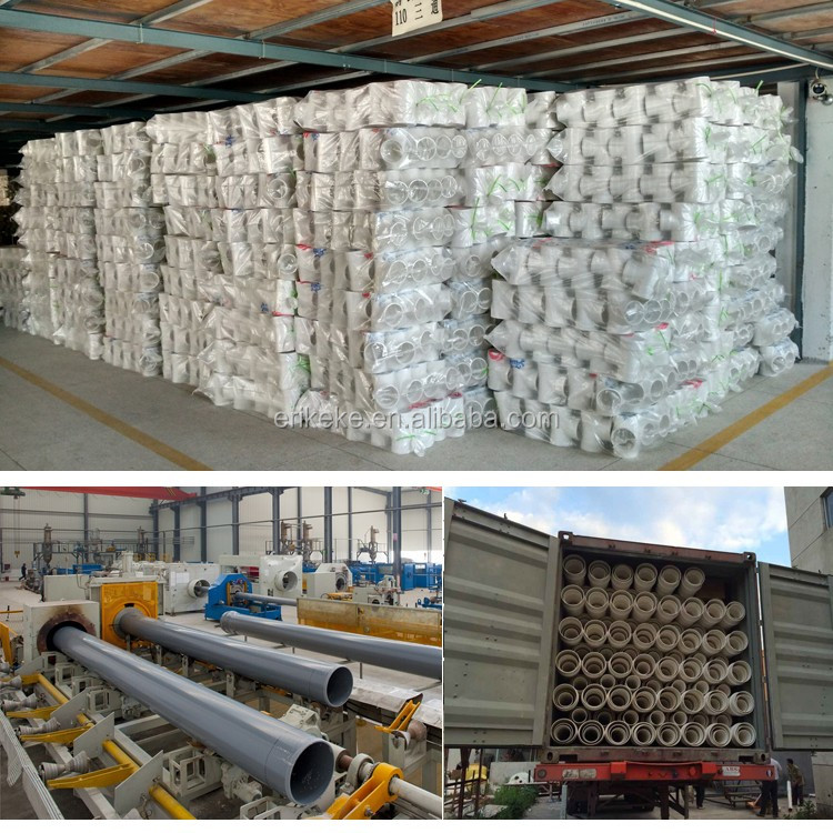 China factory blue raw material PVC-O pipe for water supply