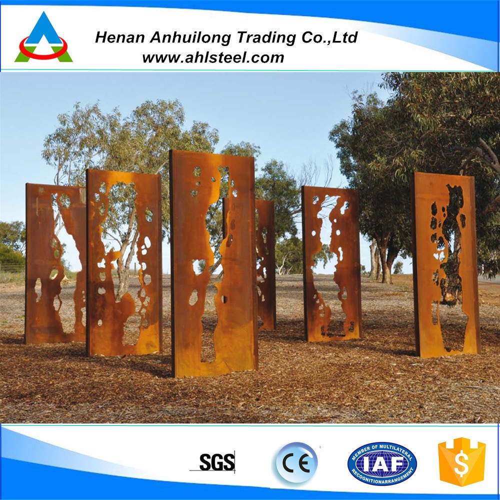Corten Steel Wall Art Panel / Corten Screen Panel / Corten Fence Panel