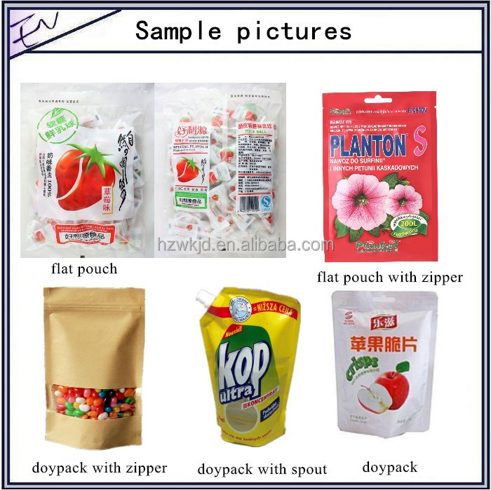 Multi-head weigher premade saffron doypack packaging machine
