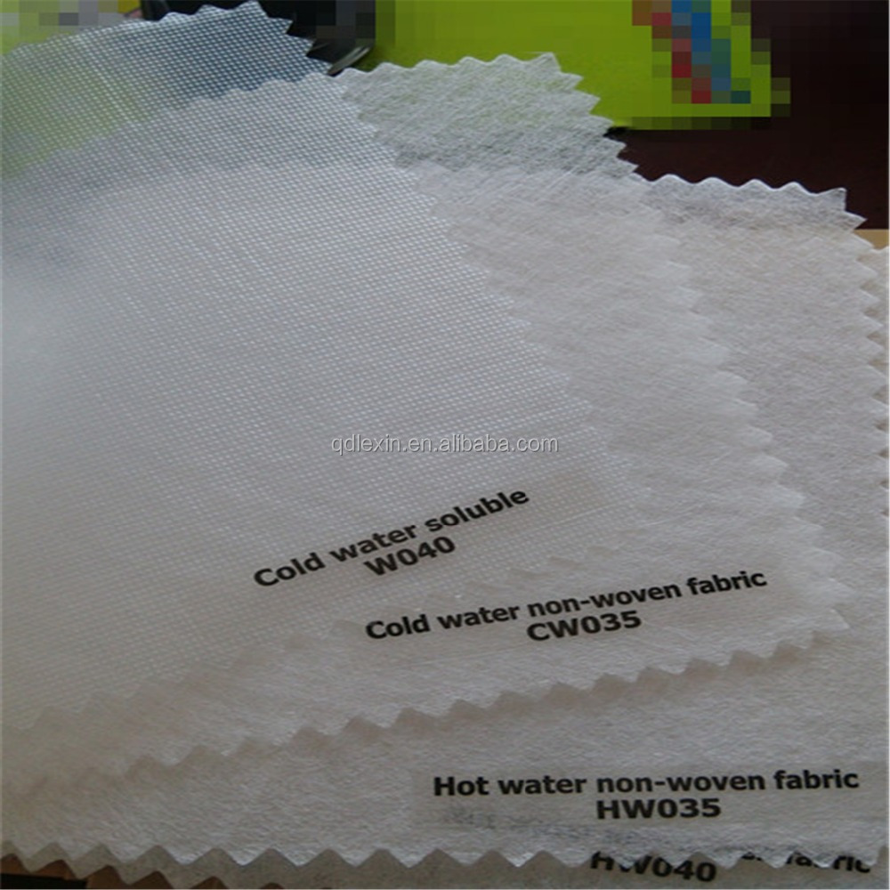 hot water soluble fabric for embroidery stabiliser/backing/100%