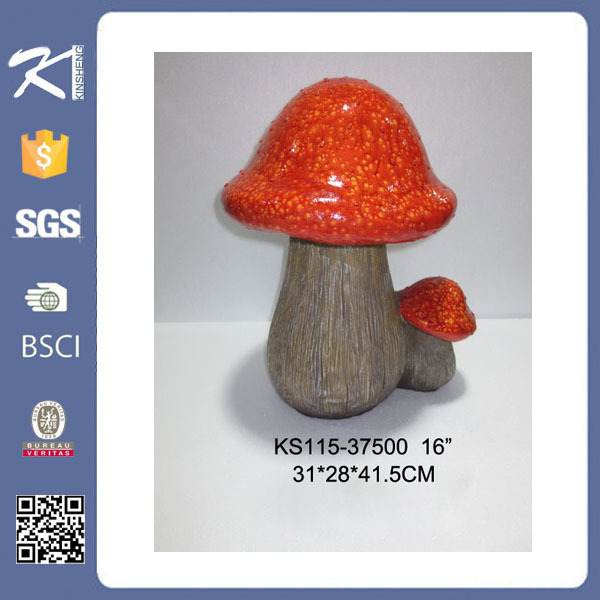 resin garden decoration mushroom