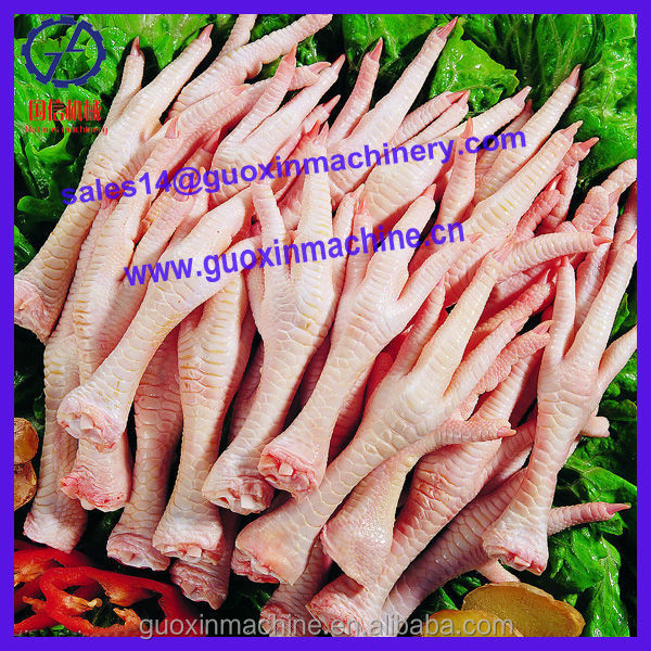 High efficient chicken feet processing line