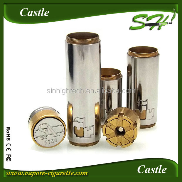 E cigarette mechanical castle mod with e cigarette factory price for castle mod