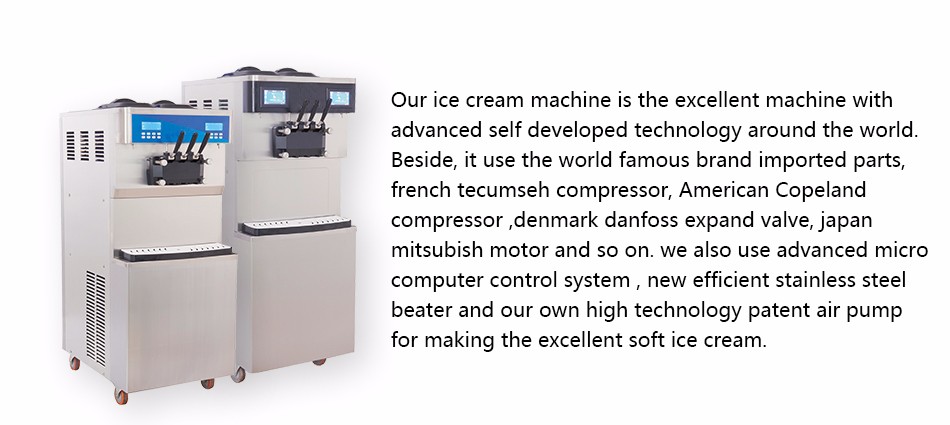 カウンター高品質ソフトクリームマシンで大容量仕入れ・メーカー・工場