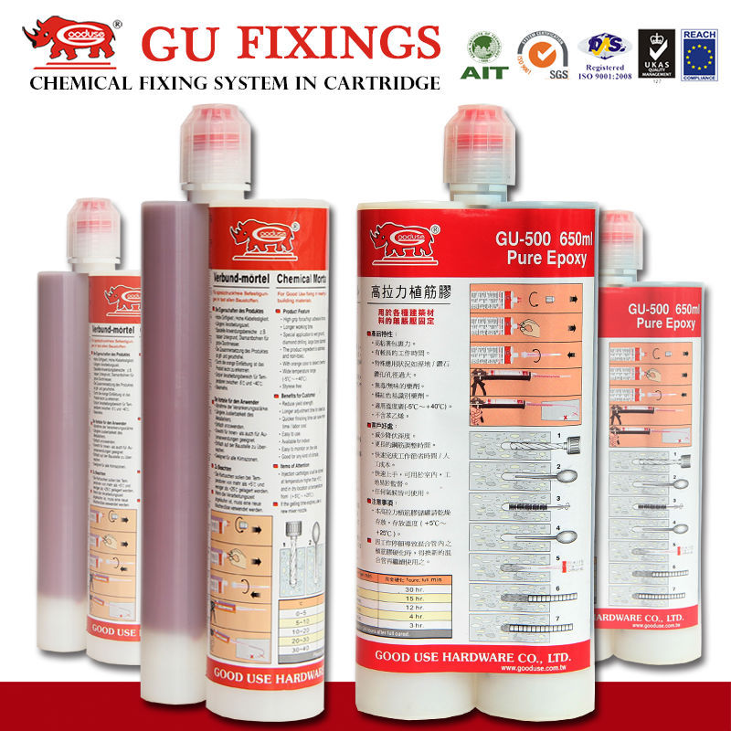Double tubes mixing concrete chemical sealant epoxy resin, View
