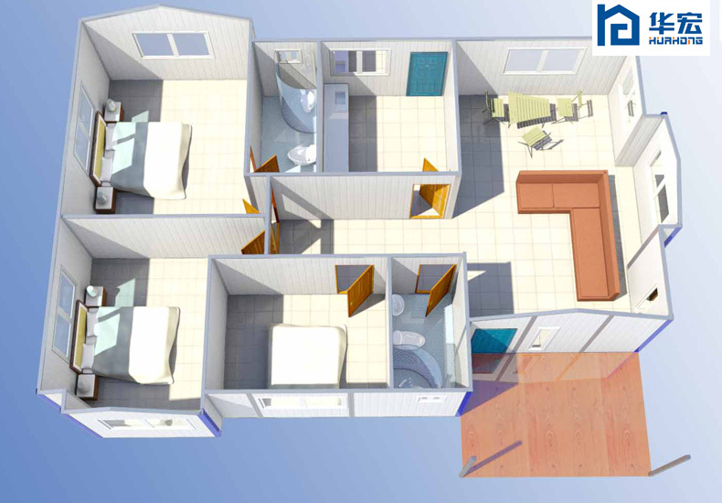 construction prefabricated modern house design houses for sale in
