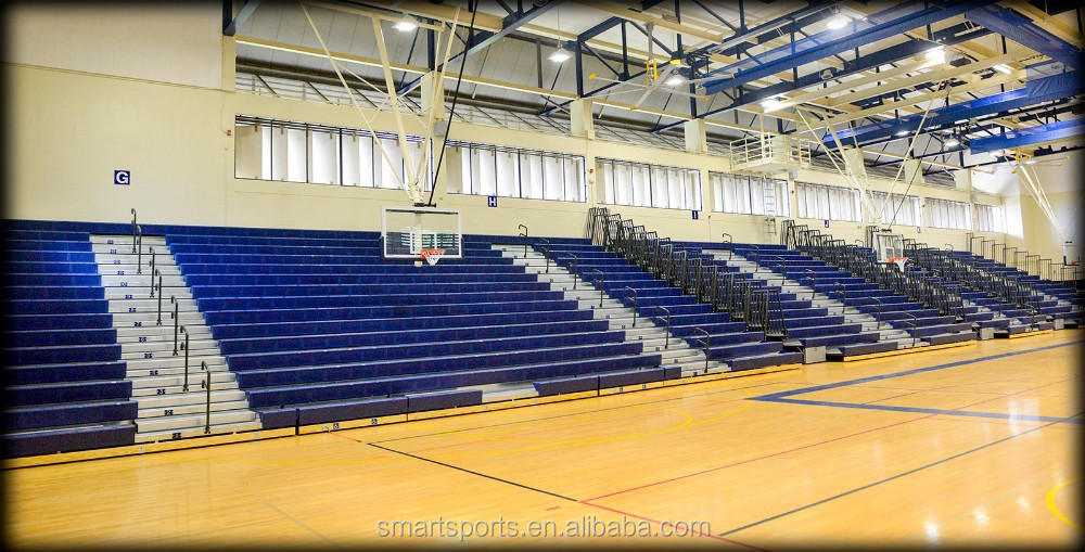 Blste Basketball Stadium Retractable Bleacher Factory Price Telescopic