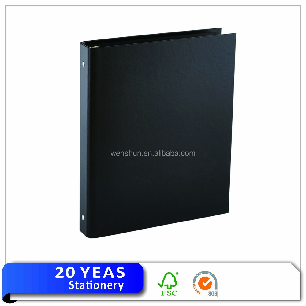 Hot selling handmade hard cover 3 ring binder paper file folder