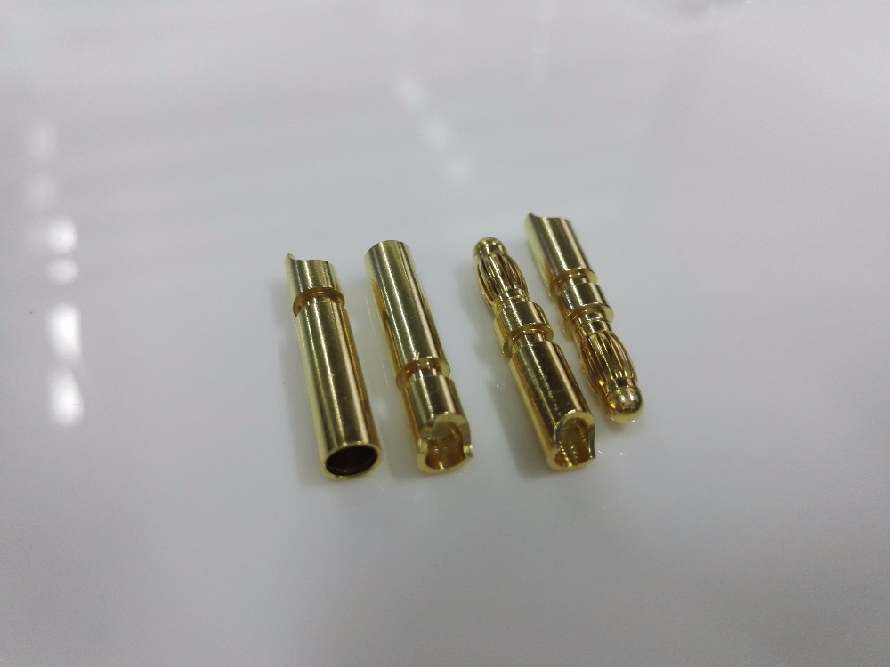 の金メッキケーブルはんだタイプデュアル2mm3mm4mm金バナナバナナプラグとジャックコネクタ仕入れ・メーカー・工場