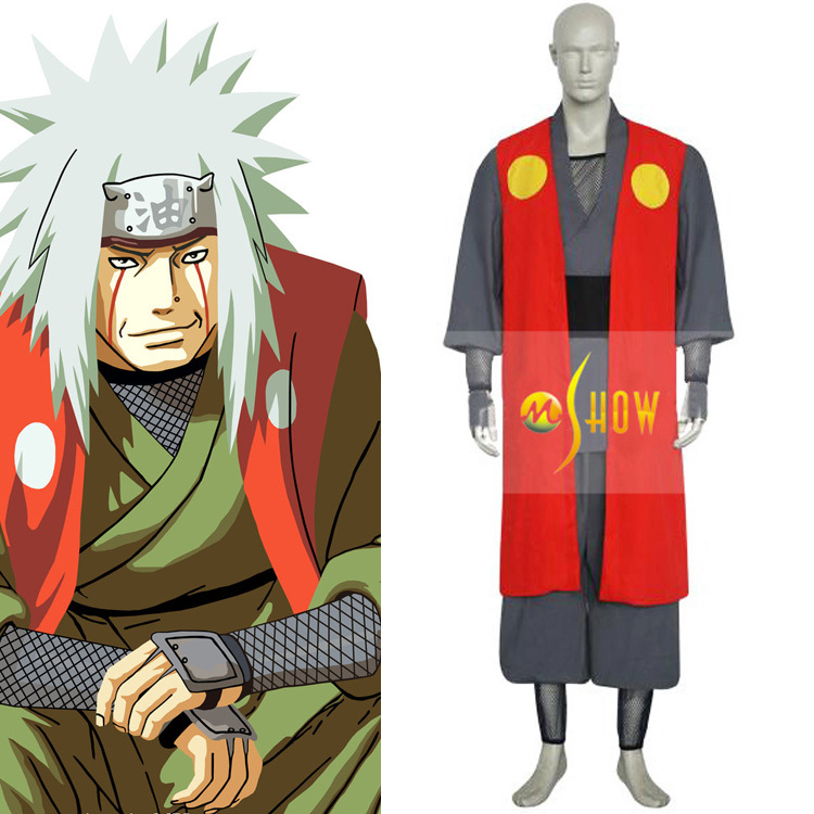 熱い販売の2014年jiraiyanaruto- ナルト- アニメコスプレ衣装販売ハロウィンクリスマスパーティーの服の衣装カスタム問屋・仕入れ・卸・卸売り