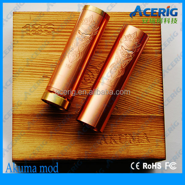 New arrive Acerig 1:1 clone cooper akuma mod /akuma mod clone/26650 AKUMA MOD
