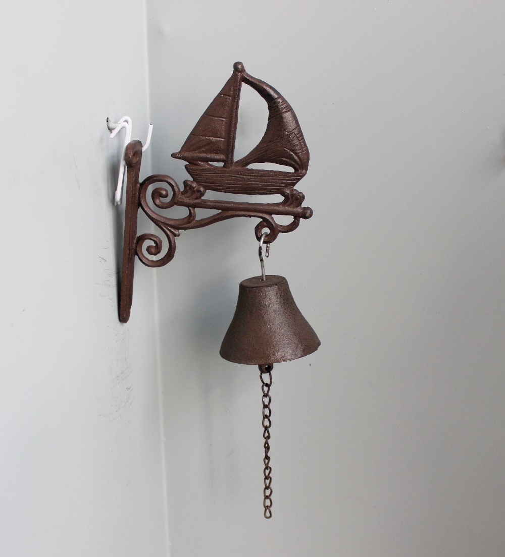 Cast Iron Sailing Shaped Antique Door Bells For Garden Decor Buy