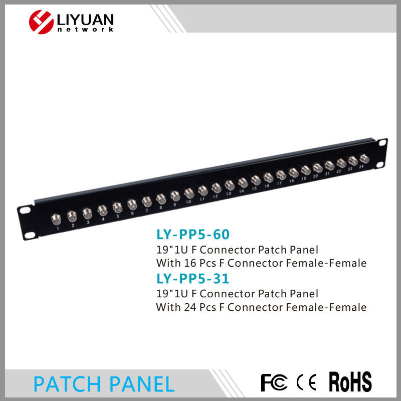 Ly-pp5-60/ly-pp5-311ufコネクタ付きパッチパネル16pcsfコネクタメス- メス仕入れ・メーカー・工場