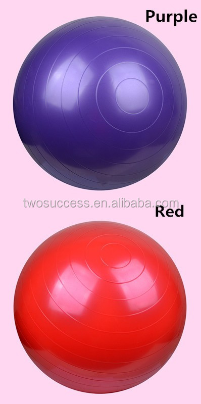 gym ball with pump high quality PVC yoga ball