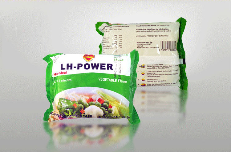 2014 Newest Vegetables Flavor Instant Noodles 90g