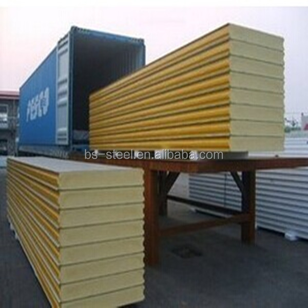 鋼板製屋根のシート絶縁されたpuの泡のサンドイッチポリウレタン屋根panel/壁パネル 問屋・仕入れ・卸・卸売り