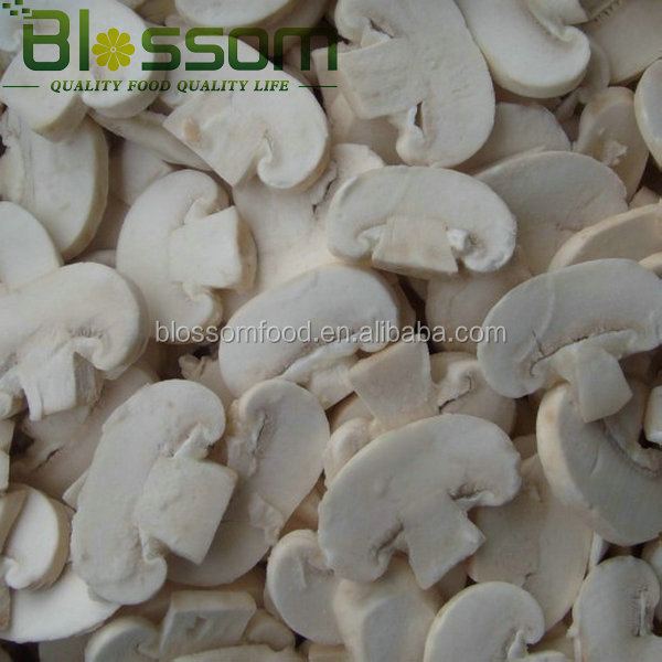 IQF frozen fresh sliced champignons white mushroom