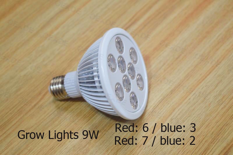 温室水耕ライト7ワットpar30 led成長ライトred620nm blue430nm led育てる光フルスペクトラム仕入れ・メーカー・工場