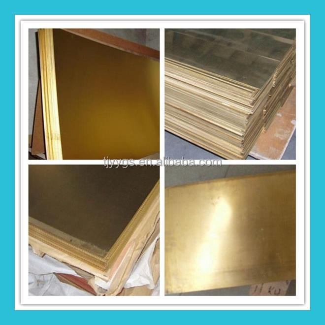 C63000 brass name sheet plate