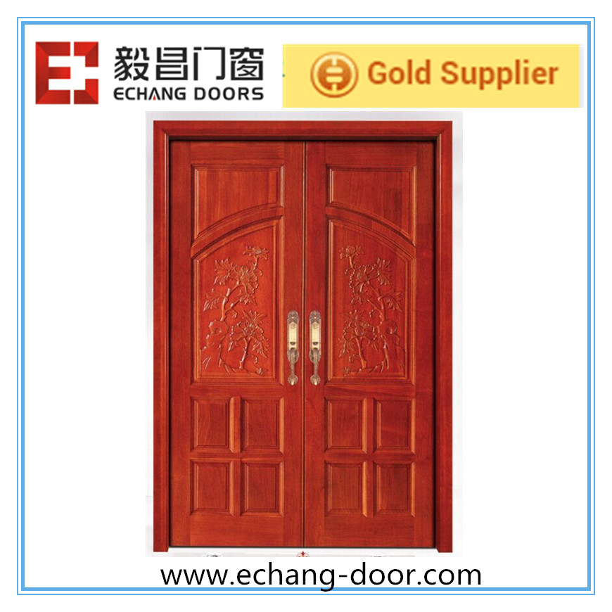 main door wood carving design/double swing wood door