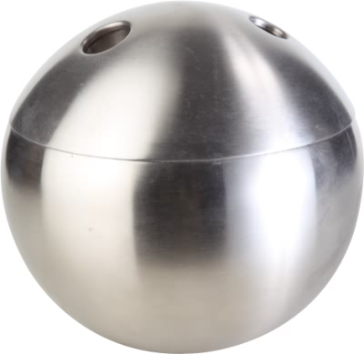 Round Stainless Steel Ice Bucket Champagne